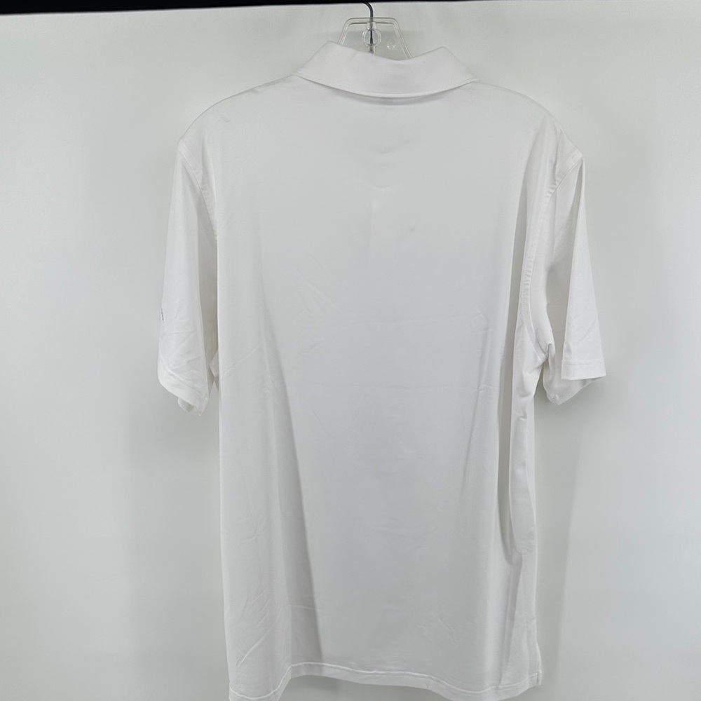 Peter Millar Summer Comfort Classic White Polo Shirt Men’s sz Large BNWT - Picture 6 of 6